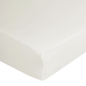 Prześcieradło Jersey z gumką 200x220 cm Kremowe