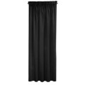 Zasłona gotowa Sibel Czarny 140x270 Pierre Cardin 5903571127501