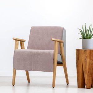 Narzuta Sofia 70x160 Pudrowa