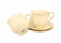 Filiżanki espresso ze spodkami 150 ml komplet 2 szt Clark 5902693922728