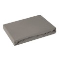 Prześcieradło Jersey z gumką 90x200 cm Srebrne 5903571091598
