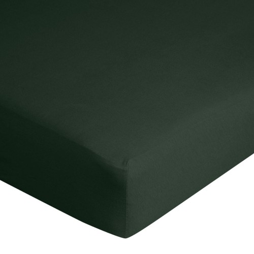 Prześcieradło Jersey z gumką 120x200 cm Ciemny Zielony 5903571091710