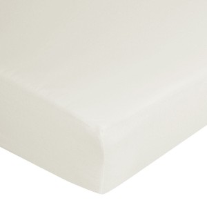 Prześcieradło Jersey z gumką 220x240 cm Kremowe