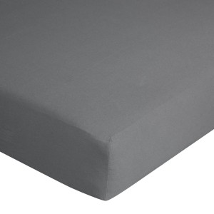 Prześcieradło Jersey z gumką 220x240 cm Stalowe