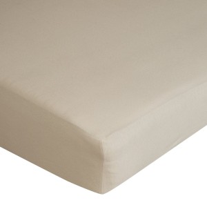 Prześcieradło Jersey z gumką 220x240 cm Beżowe