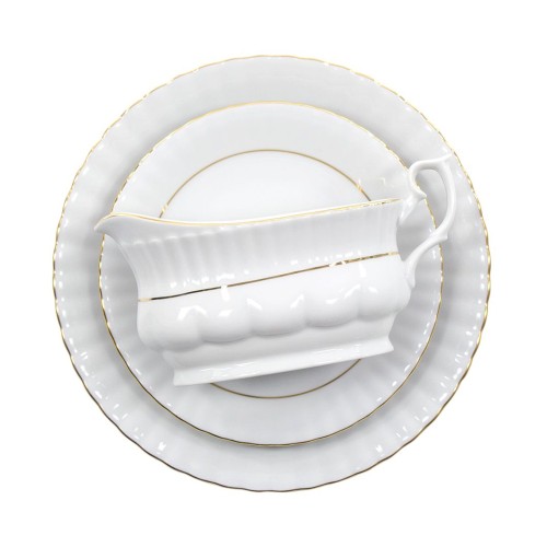 Chodzież Serwis obiadowy Iwona 12/44 B014 Złota Linia 5903353492001