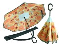 Parasol odwrotnie otwierany V. Van Gogh Słoneczniki CARMANI 5907580034508