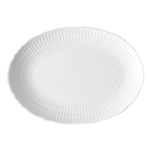 Półmisek owalny Sofia Ćmielów Biały 34 cm 5903353555652
