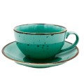 Alumina Bogucice Tiffany Filiżanka Jumbo ze spodkiem 450 ml 5903517102371
