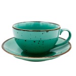 Alumina Bogucice Tiffany Filiżanka Jumbo ze spodkiem 450 ml