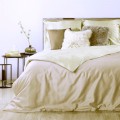 Komplet pościeli NOVA 3 satyna 200x220 Krem + Beżowy 5900811863052