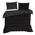 Komplet pościeli NOVA 3 satyna 180x200 Czarny 5900811863717