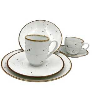 Alumina zestaw obiadowy 6 osób white 68