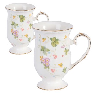 Zestaw 2 Kubków 300 ml WALENCJA IVORY Villa Italia