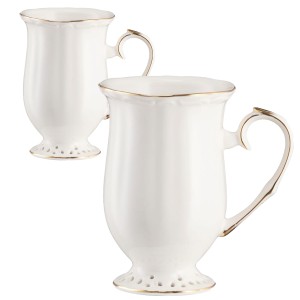 Zestaw 2 Kubków 300 ml CLARA IVORY Villa Italia