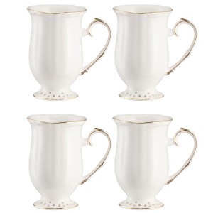 Zestaw 4 Kubków 300 ml CLARA IVORY Villa Italia