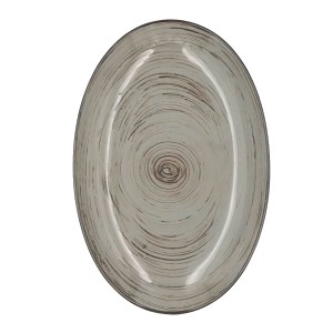 Alumina Bogucice Nostalgia Popiel Półmisek owalny 31 cm