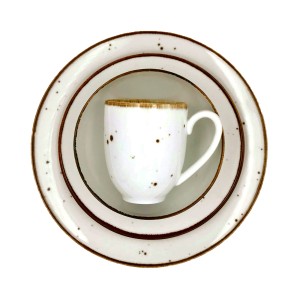 Alumina zestaw obiadowy 6 osób Cottage Cream 162