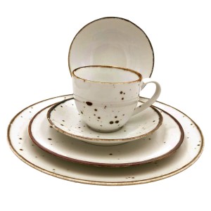 Alumina zestaw obiadowy 6 osób Cottage Cream 164