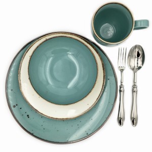 Alumina Bogucice komplet obiadowy 6 osób 24 el 176