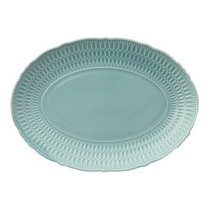 Półmisek 34 cm owalny Sofia Lazurowa Ćmielów