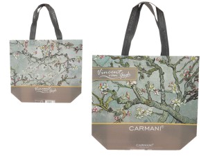 Torba śniadaniowa V. Van Gogh Kwitnący Migdałowiec srebrny CARMANI