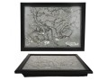 Podstawka pod laptopa - V. van Gogh, Kwitnący Migdałowiec, szary (CARMANI) 5907580079622