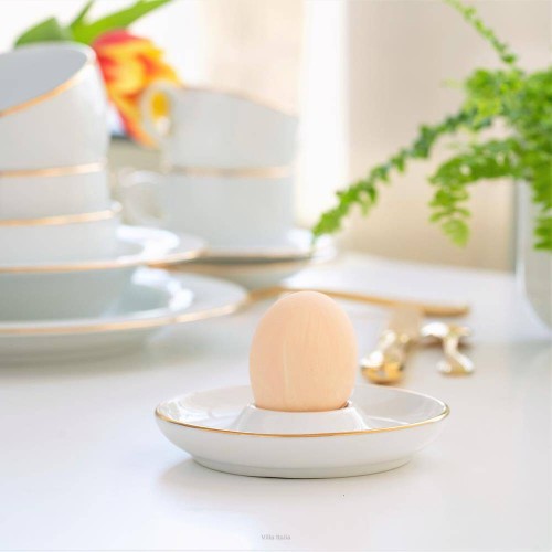 Villa Italia Kieliszek na jajko porcelanowy PLUS GOLD 5901568621544