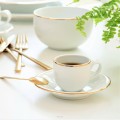 Villa Italia PLUS GOLD Filiżanka espresso ze spodkiem 100 ml 5901568621483