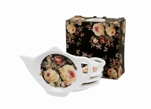 Podkładki skapki herbaciane komplet 4 szt WARDA