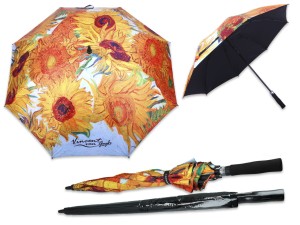 Parasol automatyczny V. van Gogh Słoneczniki CARMANI