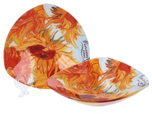 Talerz miseczka dekoracyjna V van Gogh Słoneczniki 17x17cm