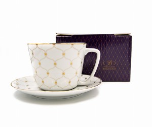 Filiżanka jumbo ze spodkiem Gemis Bogucice