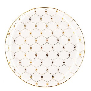 Talerz deserowy porcelanowy Gemis Bogucice 19,5 cm