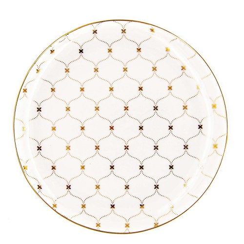 Talerz deserowy porcelanowy Gemis Bogucice 19,5 cm 5903517090241