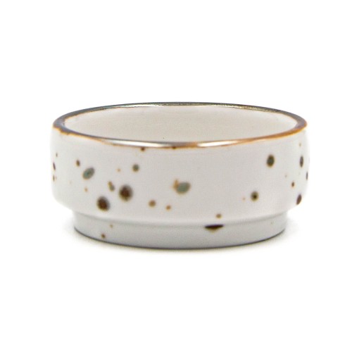 Alumina Bogucice Cottage White pojemnik na masło sos sztaplowany 6 cm 5903517106676