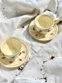 Filiżanki espresso ze spodkami 120 ml komplet 2 szt England 5902693915010