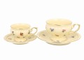 Filiżanki espresso ze spodkami 120 ml komplet 2 szt England 5902693915010