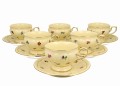 Filiżanki ze spodkami 220 ml komplet 6 szt England 5902693925750