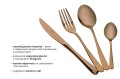 komplet sztućców 24 szt Vesper Coppery Zwieger 5903357375065