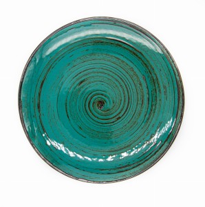 Alumina Bogucice Nostalgia Emerald Talerz deserowy 22 cm