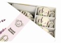 Filiżanki ze spodkami 280 ml komplet 6 Clasic Lavender
