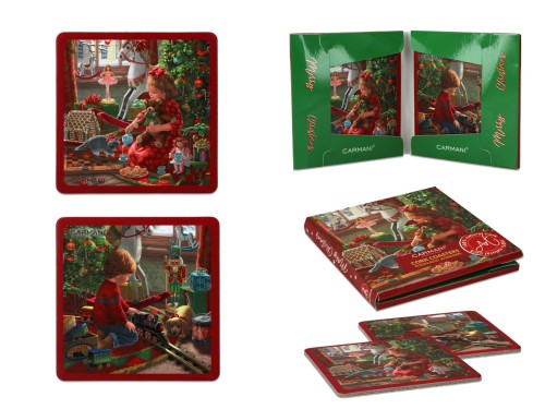 Kpl. 2 podkładek korkowych - Boże Narodzenie (CARMANI)