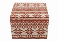 Filiżanka jumbo ze spodkiem 470 ml Sweterek Czerwony 5902693933038