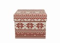 Filiżanki ze spodkami 280 ml komplet 2 szt Sweterek Czerwony 5902693933045