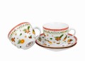 Filiżanki ze spodkami 280 ml komplet 2 szt Słodkie Święta 5902693932994