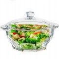 Luminarc szklana waza 2,5L Granity hartowana z pokrywką 0883314783674