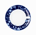 Filiżanka ze spodkiem porcelanowa Evia Blue 220 ml Bogucice 5903517111717