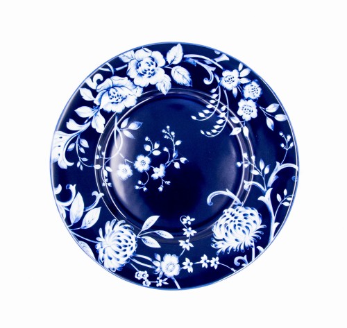 Talerz deserowy 23 cm Evia Blue Bogucice 5903517111670