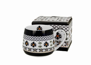 Kubek baryłka 430 ml INDYGO 4